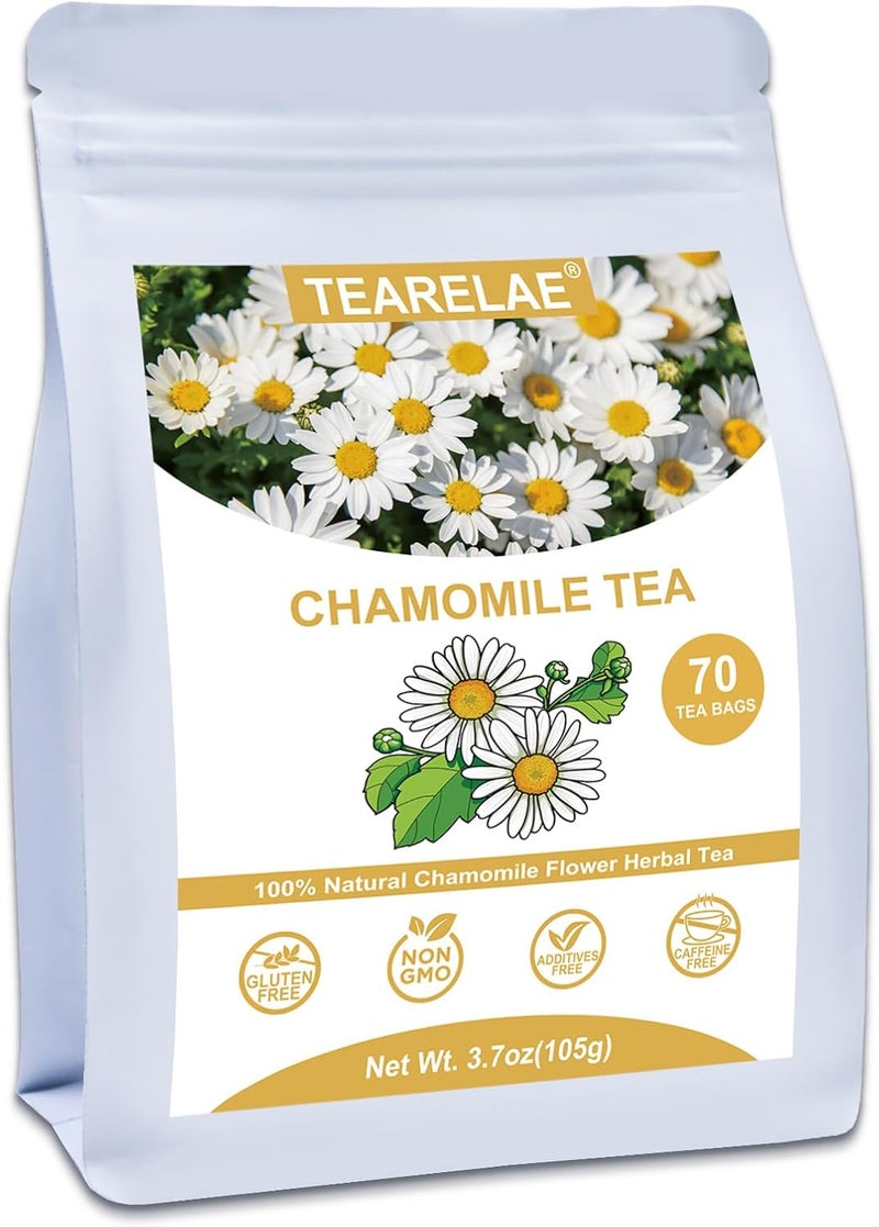TEARELAE Chamomile Tea - 70 Count - Image 1